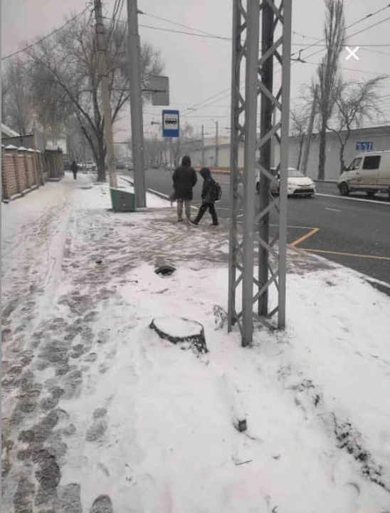"Негде укрыться от дождя и снега". Горожане просят восстановить снесенные остановки