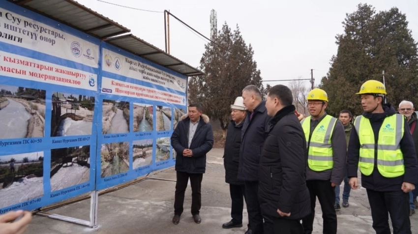 Иррригационную систему Шахимардан в Баткенской области модернизируют