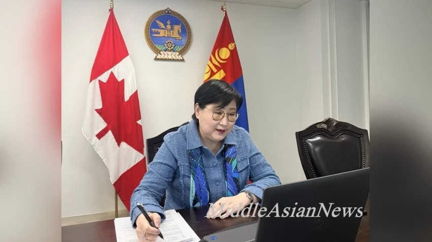 Посол Монголии прочитала лекцию о внешней политике Монголии студентам Оттавского университета