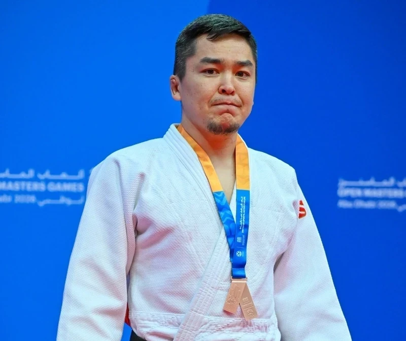 Дзюдоист из Кыргызстана завоевал бронзу на Open Masters Games-2026