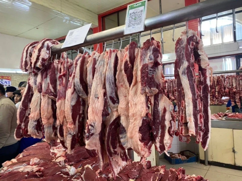 В мясном павильоне "Чуйгун" можно купить мясо по доступной цене