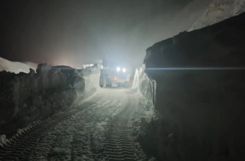 На альтернативной трассе Север–Юг сошла снежная лавина