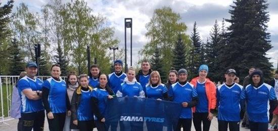 В Нижнекамске прошла традиционная майская легкоатлетическая эстафета в честь Дня Победы